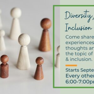Diversity, Equity, & Inclusion Heart to Heart Wednesdays @ 6pm CDT