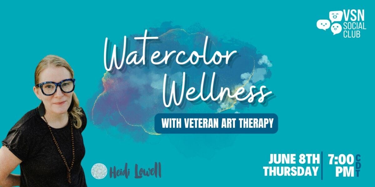 Watercolor Wellness on June 8th at 7pm CDT