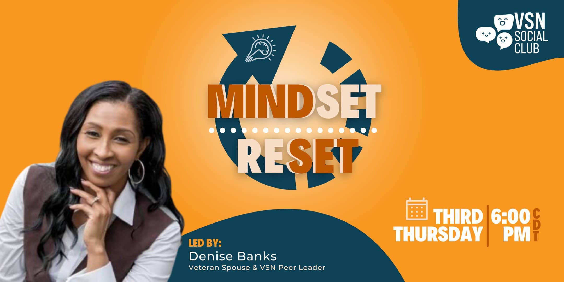 Mindset Reset on the third Thursday of each month