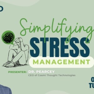 Simplifying Stress Management on 10/03 from 7pm-8pm