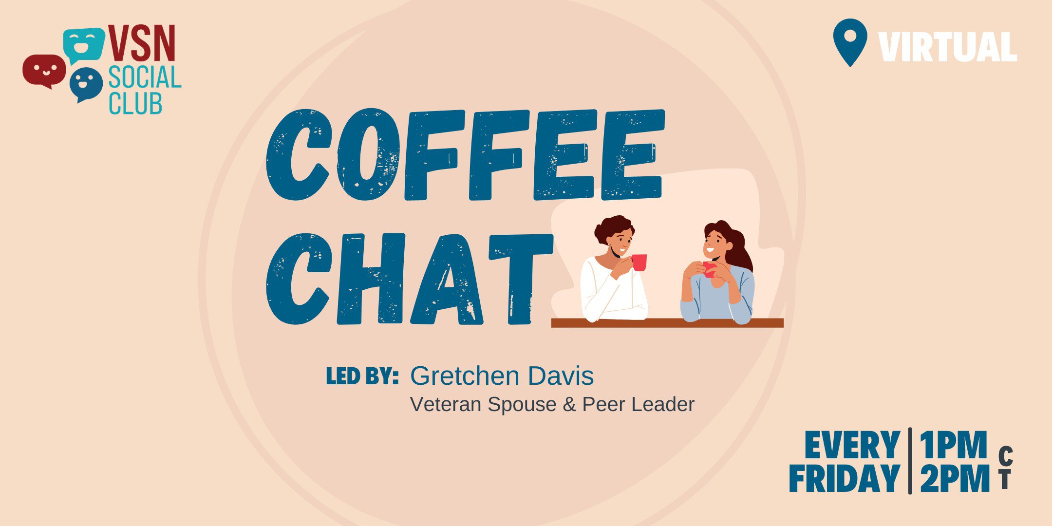 Coffee Chat every Friday with Gretchen Davis