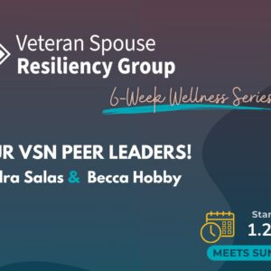 Virtual 6-week V-SRG Wellness Series starting January 28th. Meets Sundays 7-9pm CT