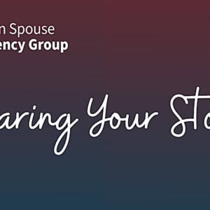 V-SRG, Sharing your stories, May 28th, 12-1:30PM