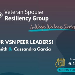 6-week virtual V-SRG Wellness Mini-Series - Tuesdays 10-12 CT starting June 11th