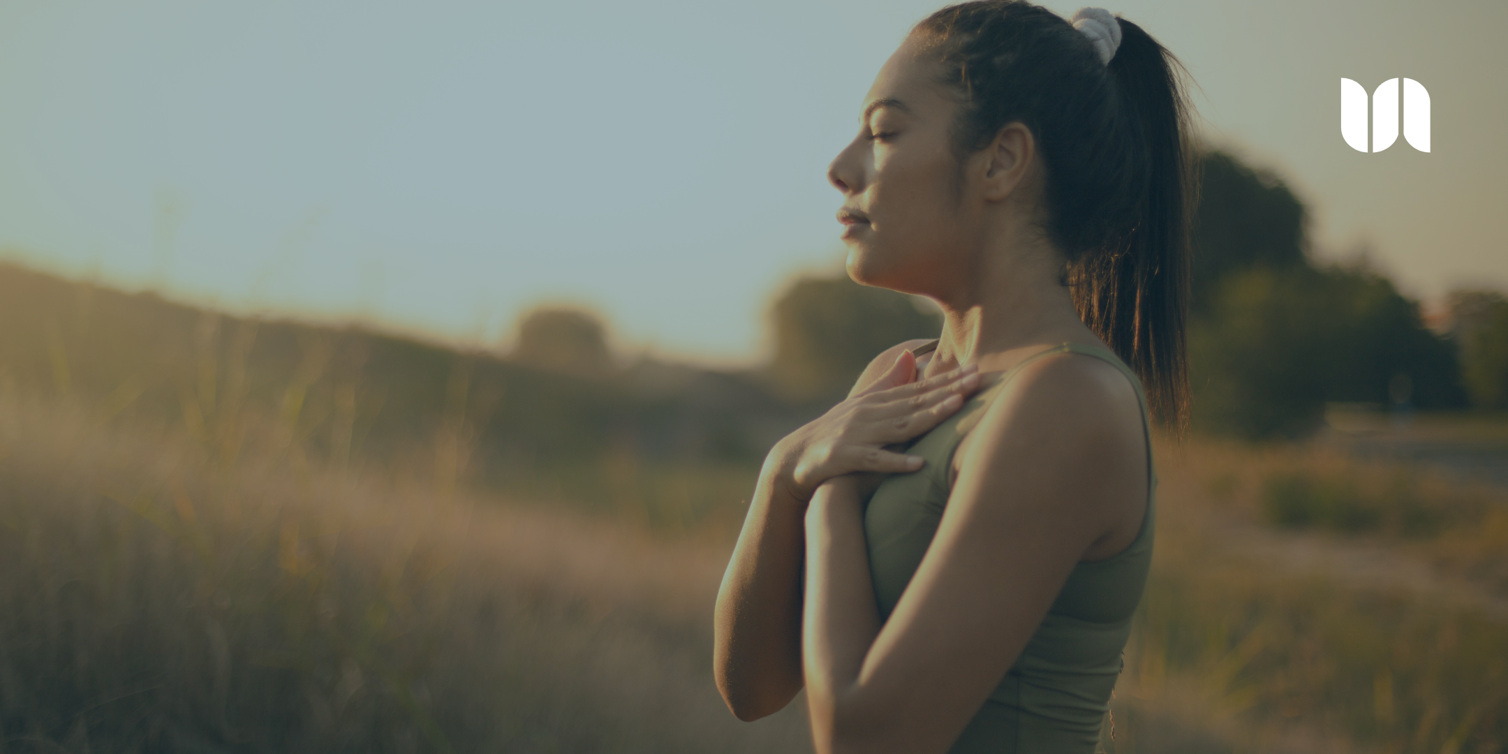 Military and veteran spouse practicing breathwork